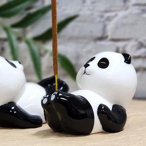 인센스 스틱세련 홀더 발을 든 판다