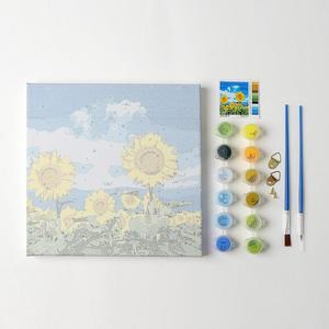 해바라기 이심플시아르 직접 명화 그리기 유화 풀세트