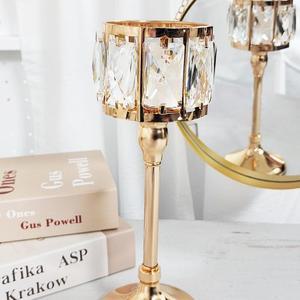 인테리어촛대세련 엔틱 빈티지 촛대 골드 M