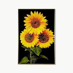 돈들어오는 유행해바라기 그림 풍수 인테리어 보석 액자