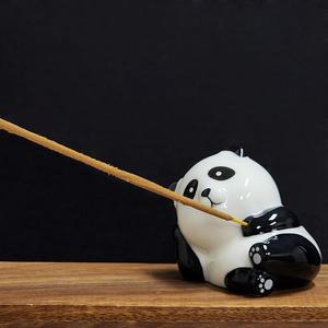 인센스 스틱유행 홀더 눈 뜬 판다