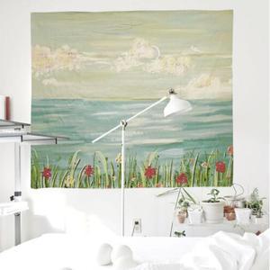 패브릭 포스세련터 거실 인테리어 유화 그림 수평선 M