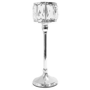 향피우기 초모던받침 식탁 촛대 캔들홀더 실버크리스탈L