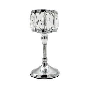 향피우기 초심플받침 식탁 촛대 캔들홀더 실버크리스탈S