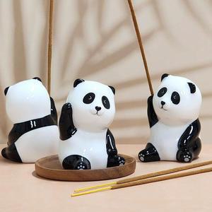 인센스 스틱모던 홀더 손을 든 판다