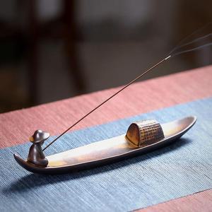 도자기 뱃사모던공 인센스 홀더 스틱 향받침대