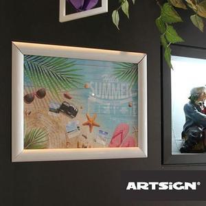 대형 A2 심플알루미늄 프레임 장식액자