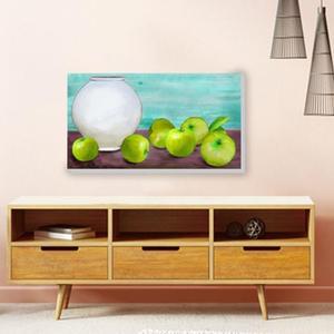 사과그림 달유행항아리 풍수 캔버스액자 그림드림 3App55C