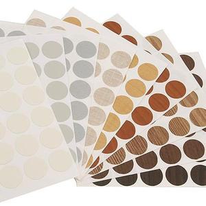 피스스티커 유니120개 진재색 목재 보수 스티커 16mm
