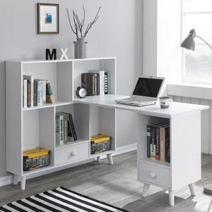 K2065 모던코지 h형 책상세트 1200 서재책상