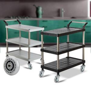 플라스틱 P고급P 3단 특대 무소음바퀴 이동식카트 트레이