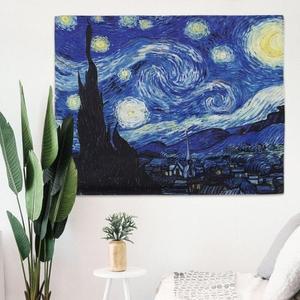 트리 패브릭 별이 빛나는밤 포스터 인테리어 M (3jnYp)