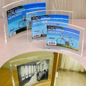 [기타]스텐드 자석 커브형액자 3R 아크릴액자 투명 탁상액자_20817005