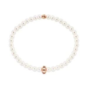 갤러리아 [비앤비골드] 14K 골드 일립스 컷팅볼 스왈진주 팔찌 SNB41104