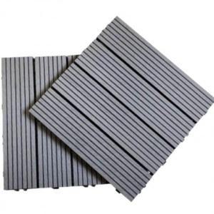 그레이 벽바닥 발코니 바닥 데크 조립형 나무 (3nIGx)
