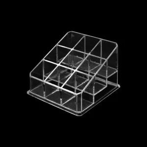 보관함 수납 화장대 진열 립스틱 투명 9구 화장품 꽂 (WFHT0Z5)