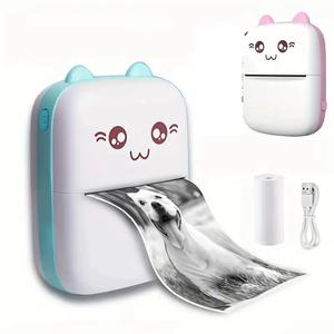 미니 휴대용 라벨 프린터 열전사 사진 인쇄 포켓 58mm 무선 블루투스