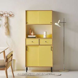 [NS홈쇼핑]아이앤 일리아 800 슬라이딩 2서랍형 수납장 상부장 세트 SC..[34512461]