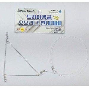 [기타]고품질 자작 편대 채비 묶음채 원투 자작채비 2개입 1단 민물편대채비 편대채비세트 (WFHQLB1)