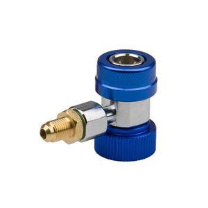 티앤디 자동차 에어컨 냉매 R134a 퀵커플러 어댑터 밸브 저압