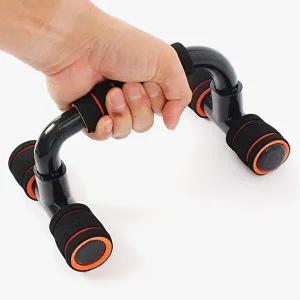 푸쉬업바 오렌지블랙 홈짐 공간활용 가슴운동 남성-WFHK7DF