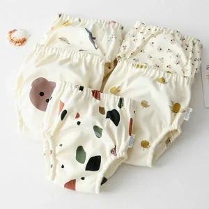 메이커 키즈 크림패턴 레몬 공룡 아동 배변훈련팬티 205057