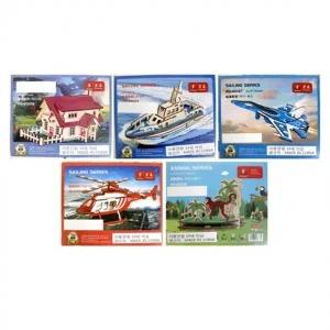 나무 조립 모형(소)-T 공작 장난감 프라모델 모빌 3D퍼즐