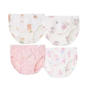 25년도 여아동 삼각 팬티 4종세트 (MKFUUPG-4SET)