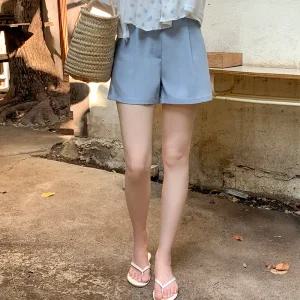 (SXXL/갓성비/깔끔함의 정석) 누아브 원핀턱 하프 반바지 슬랙스 ps4846