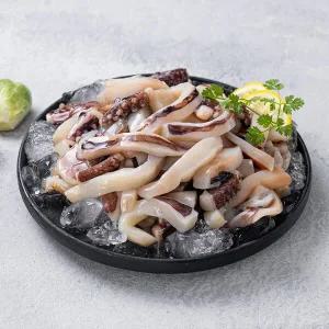냉동 손질 오징어 슬라이스 1kg