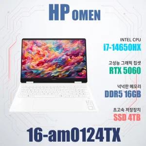 HP 오멘 16-am0124TX/i7-14650HX/NVMe SSD 4TB(교체)
