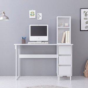 [인터데코]책상+책장+서랍 세트 전면형책상 120cm P0000COT