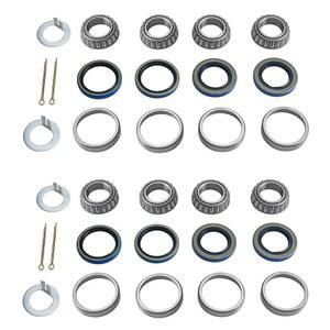 트레일러 휠 허브 베어링 키트 4개로 구성된 신트레 팩은 1-1/16인치 2000Lbs L4469/L44610, 그리스 씰 12192TB ID 1.250인치 및 15192TB 1.500인치 코터 핀에 적합합니다