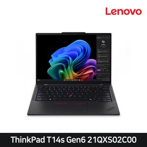 레노버 25년형 ThinkPad T14s Gen6 - 21QXS02C00 씽크패드 Ultra 5 228V/32G/1TB/윈11프로 사무용 비즈니스 노트북