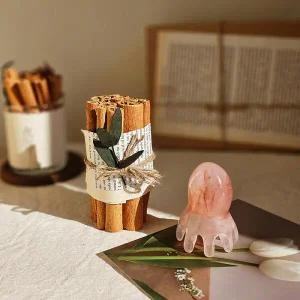 /알럽하우스 힐링세트 귀여운 문어괄사+시나몬 스틱 한묶음