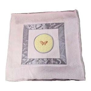 갤러리아 꽃 나비 전통 자수 한실 좌식 방석커버 나비분홍