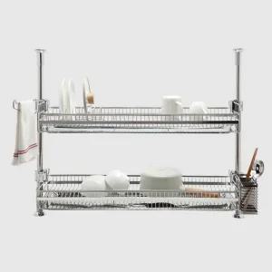 프리미엄 304스텐 기둥식 식기건조대2단 800