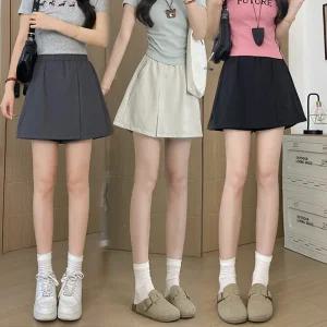 [ 9900원샵 ] RT-608/ 여름 쿨링 면반바지 치마바지 밴딩 3부 숏팬츠 빅사이즈