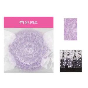 [셀러에이드]반짝이는 보라색 레이스 장식 리본 포장용 장식재 수공예 재료