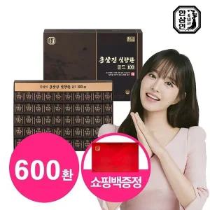 [한삼인]홍삼진침향환골드 6박스(600환)+쇼핑백 6개[35389672]
