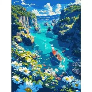 DIY 명화 페인팅 아름다운하루 40x50 그리기 세트 (WFJVUT2)