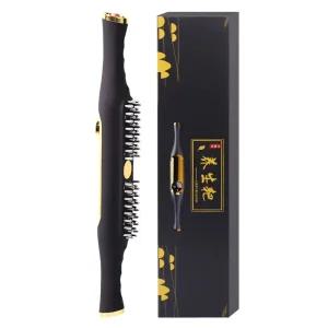 림프 순환 마사지기 브러쉬 갈퀴 스크래핑 전신 지압 마사지기 + 생강 오일