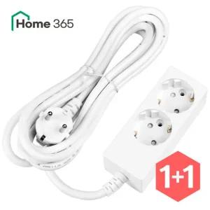 [홈365] 10A 국산 안전 접지 일반 멀티탭 2구 4.5m 2개