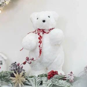 아트박스/플라워트리 크리스마스 북극곰 인형 대형 장식 부드러운 15x28cm