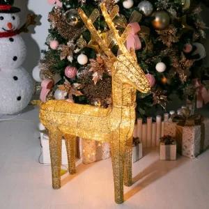 플라워트리 크리스마스 루돌프 사슴 대형 장식 니켈 120cm 소품