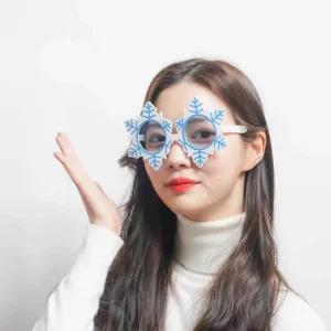 고품질 크리스마스 눈꽃 설정 안경 장식 유치원 어린이집 (WCF1230)