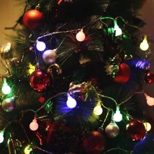 고품질 LED 앵두 건전지 전구 칼라 20P 캠핑무드등 앵두조명 (WCF1F4B)