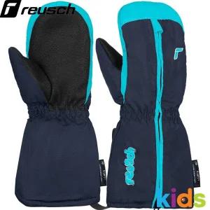 로이쉬 주니어 아동 스키보드 장갑 2324 TOM MITTEN KIDS BLUE 분지방지 손목밴드 포함