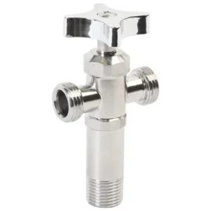 스테인리스 앵글밸브 금속관 부착형 밸브 2구 기본형 자재