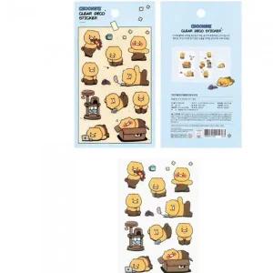 [셀러에이드]캐릭터 데코 스티커 춘식이 투명 블루 GWM